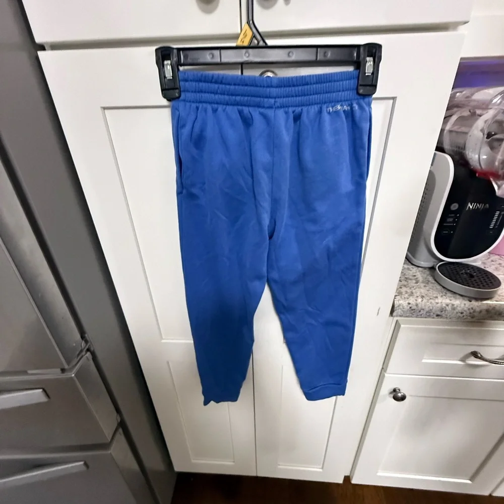 Nike Royal Blue Fleece Joggers with White Logo